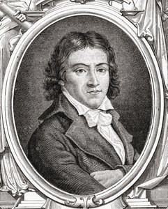 Ritratto di Camille Desmoulins da Leopold Mar